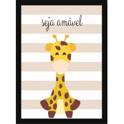 Quadro Poster Bichinhos Infantis 5863