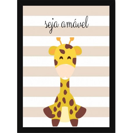 Quadro Poster Bichinhos Infantis 5863