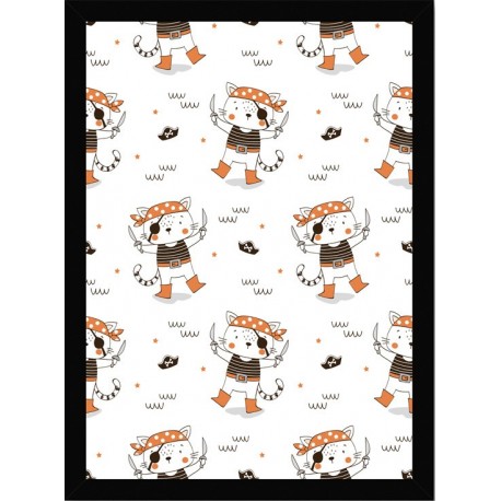 Quadro Poster Art Digital Mosaico Infantil 5906