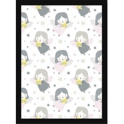 Quadro Poster Art Digital Mosaico Infantil 5911
