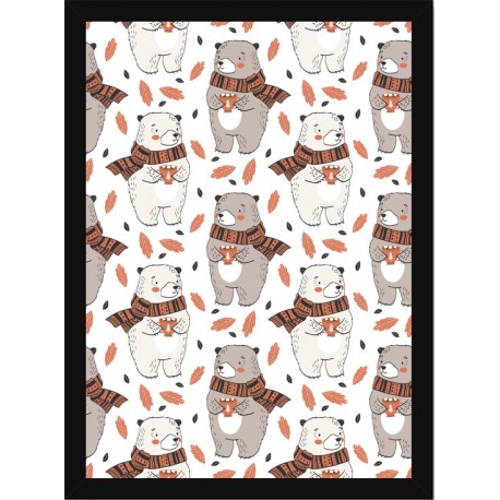 Quadro Poster Art Digital Mosaico Infantil 5912