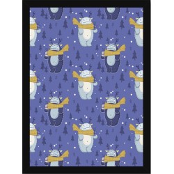 Quadro Poster Art Digital Mosaico Infantil 5918