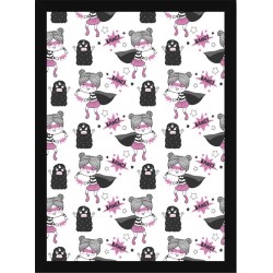 Quadro Poster Art Digital Mosaico Infantil 5920