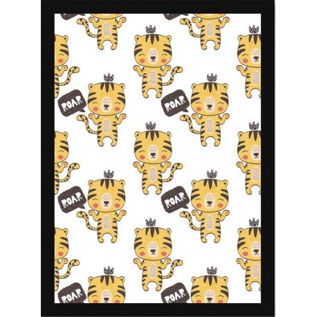 Quadro Poster Art Digital Mosaico Infantil 5921