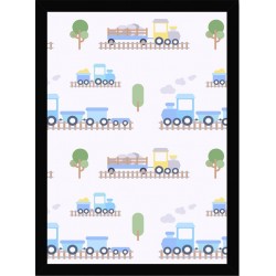 Quadro Poster Art Digital Mosaico Infantil 5949