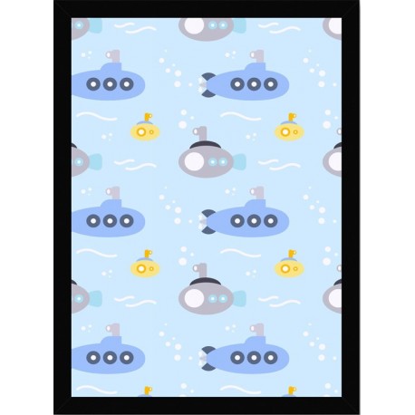 Quadro Poster Art Digital Mosaico Infantil 5950