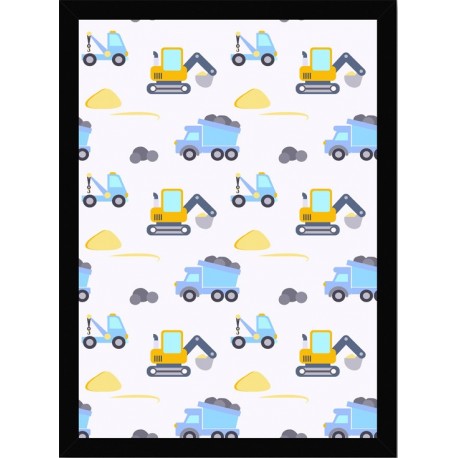 Quadro Poster Art Digital Mosaico Infantil 5951