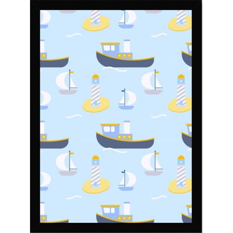 Quadro Poster Art Digital Mosaico Infantil 5952