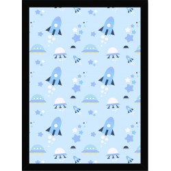 Quadro Poster Art Digital Mosaico Infantil 5956