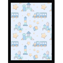 Quadro Poster Art Digital Mosaico Infantil 5962