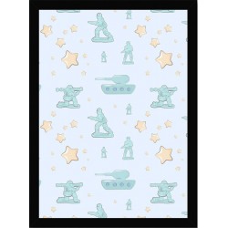 Quadro Poster Art Digital Mosaico Infantil 5965