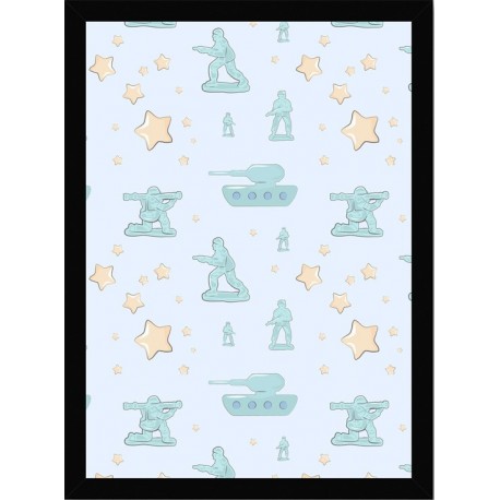 Quadro Poster Art Digital Mosaico Infantil 5965