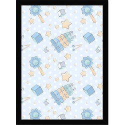 Quadro Poster Art Digital Mosaico Infantil 5969