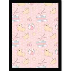 Quadro Poster Art Digital Mosaico Infantil 5971