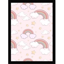 Quadro Poster Art Digital Mosaico Infantil 5972