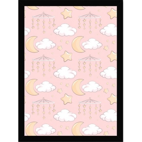 Quadro Poster Art Digital Mosaico Infantil 5975