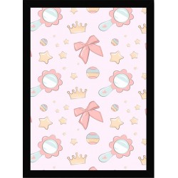 Quadro Poster Art Digital Mosaico Infantil 5976