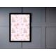 Quadro Poster Art Digital Mosaico Infantil 5977