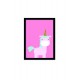 Quadro Poster Infantil Unicornio 6018