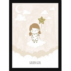 Quadro Poster Infantil Golden Girl 6022