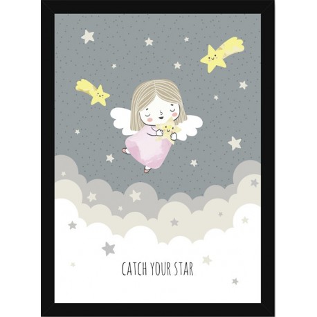 Quadro Poster Infantil Anjinha 6023