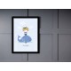Quadro Poster Infantil Pequeno Marinheiro 6024