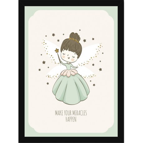 Quadro Poster Infantil Princesa 6026
