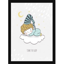 Quadro Poster Infantil Soninho Menino 6028