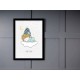 Quadro Poster Infantil Soninho Menino 6028