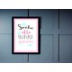 Quadro Poster Infantil Frase Menina 6030