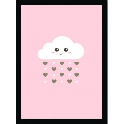 Quadro Poster Infantil Nuvem 6032