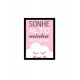 Quadro Poster Infantil Frase Nuvem Menina 6033