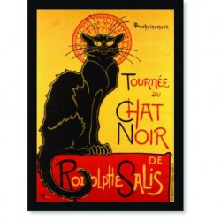 Quadro Poster Cinema Tournee du Chat Noir