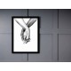 Quadro Poster Art Digital Abstrato 6036