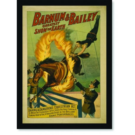 Quadro Poster Cinema The Barnum & Bailey Fire