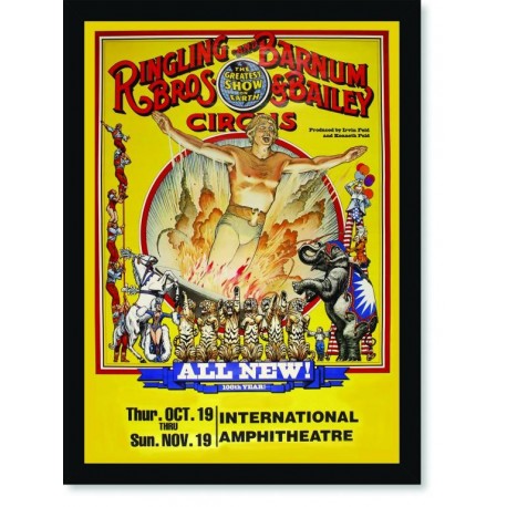 Quadro Poster Cinema Ringling Bros All New