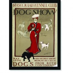 Quadro Poster Propaganda Mascoutah Kennel Club