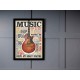Quadro Poster Art Digital Musica 6199