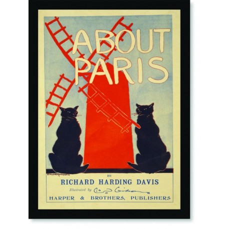 Quadro Poster Propaganda About Paris