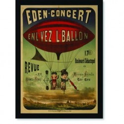 Quadro Poster Propaganda Eden Concert
