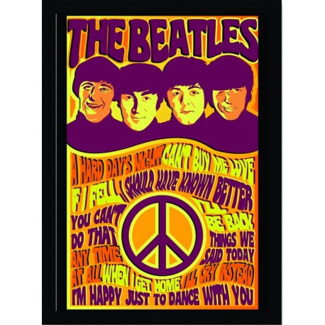 Quadro Poster Grandes Nomes da Musica Beatles 6245