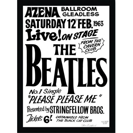 Quadro Poster Grandes Nomes da Musica Beatles 6250