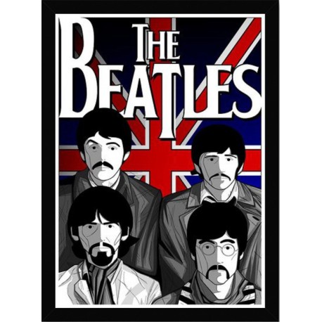 Quadro Poster Grandes Nomes da Musica Beatles 6253
