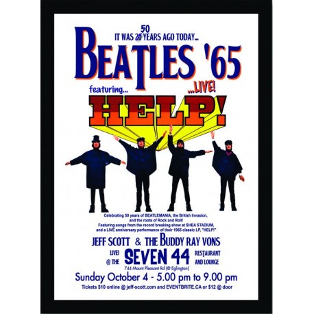 Quadro Poster Grandes Nomes da Musica Beatles 6256