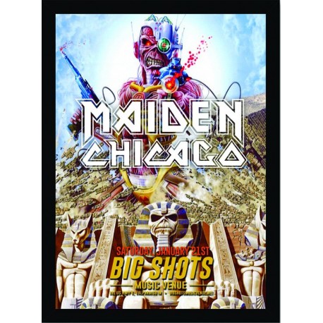 Quadro Poster Grandes Nomes da Musica Iron Maiden 6287