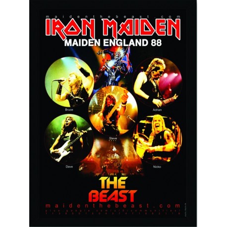 Quadro Poster Grandes Nomes da Musica Iron Maiden 6293
