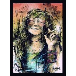Quadro Poster Grandes Nomes da Musica Janes Joplin 6295