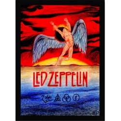 Quadro Poster Grandes Nomes da Musica Led Zeppelin 6301