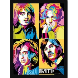 Quadro Poster Grandes Nomes da Musica Led Zeppelin 6302