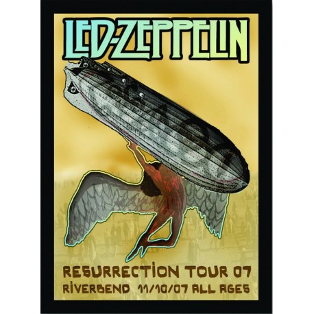 Quadro Poster Grandes Nomes da Musica Led Zeppelin 6305